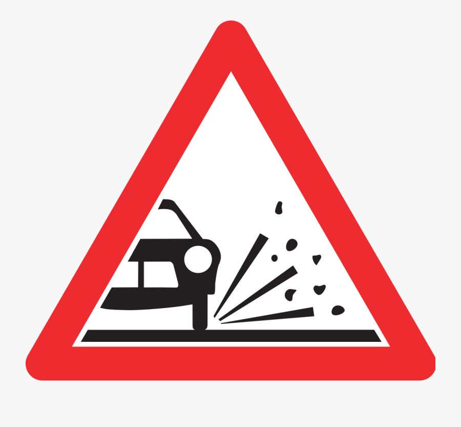 Transparent Clipart Autofahren - Señal De Trafico P 27, Transparent Clipart