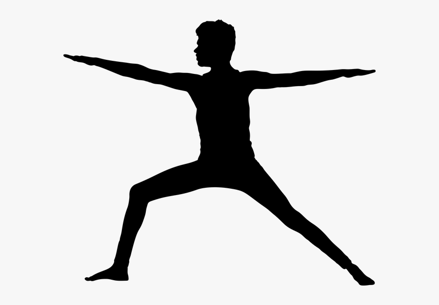The Exercise Classes Will Take Place At The Ware Building - Yoga Pose Silhouette Man, Transparent Clipart