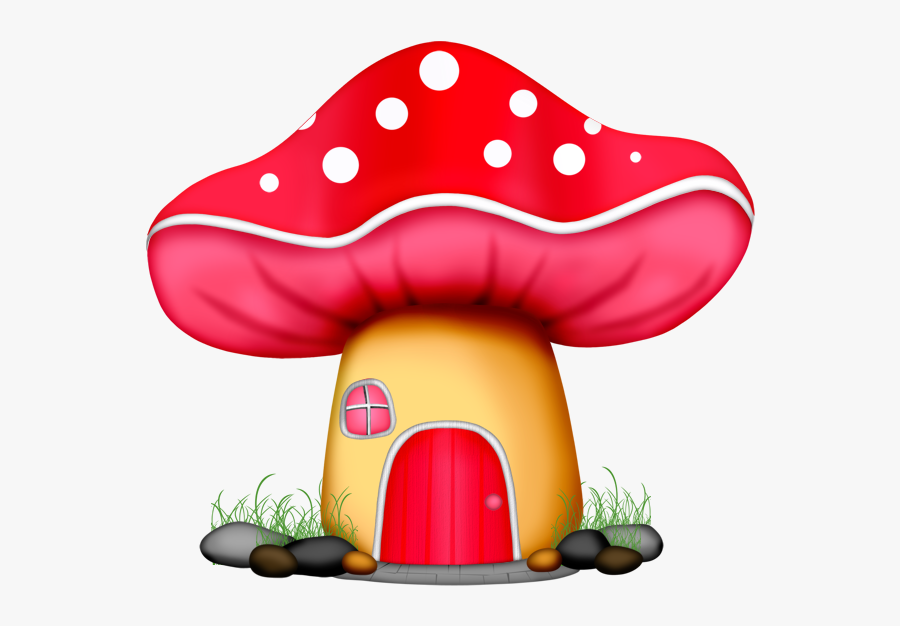Transparent Red Mushroom Png - Mushroom Clip Art, Transparent Clipart