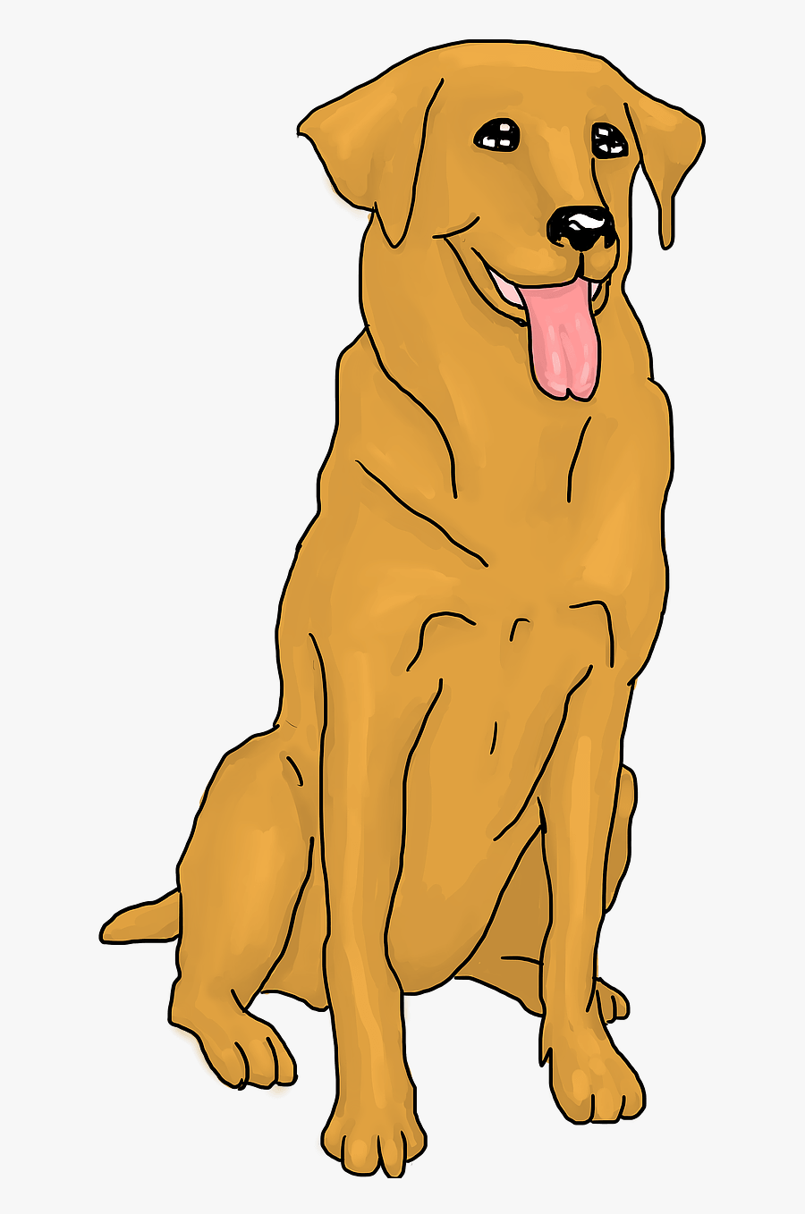 Dog Yawns, Transparent Clipart