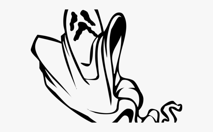 Spooky Clipart Creepy Hand - Ghost Clip Art, Transparent Clipart