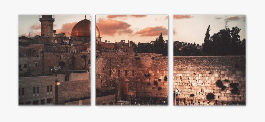 Clip Art Majestic Sunset At The - Journey To The Land Of The Bible, Transparent Clipart