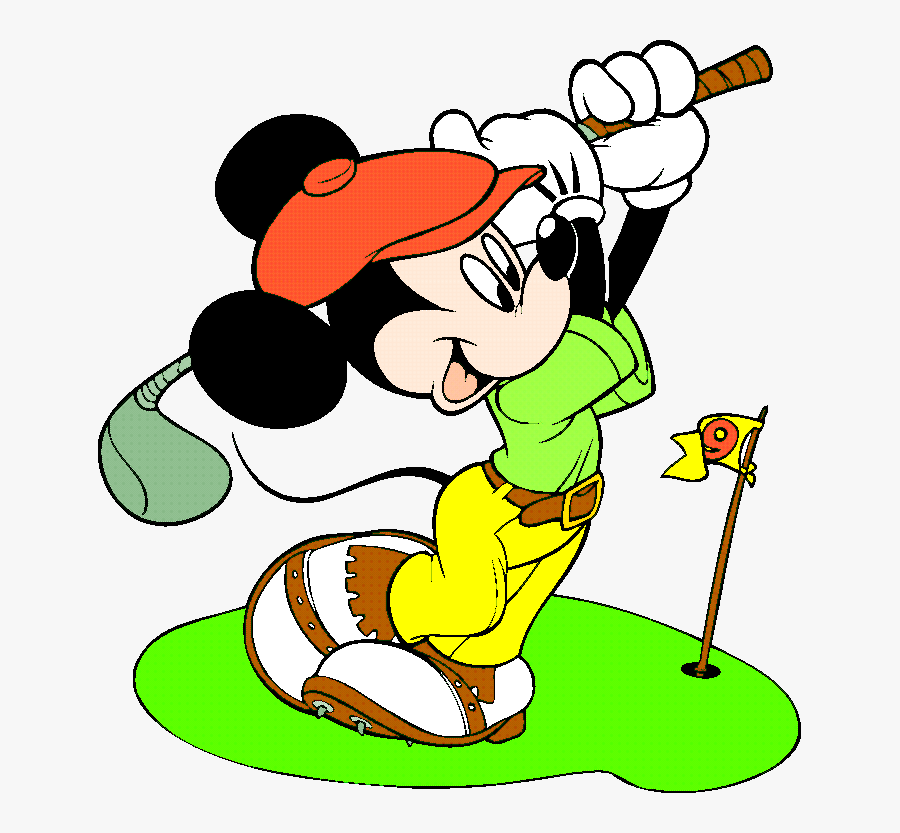 Sports Clipart Mickey Mickey Mouse Golfing , Free Transparent Clipart