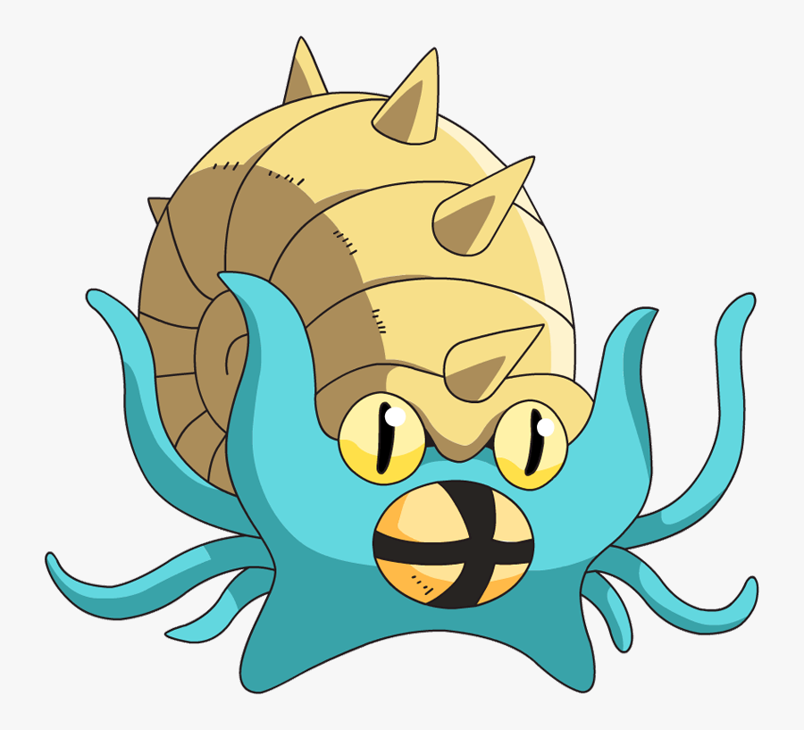 Omastar Pokemon, Transparent Clipart