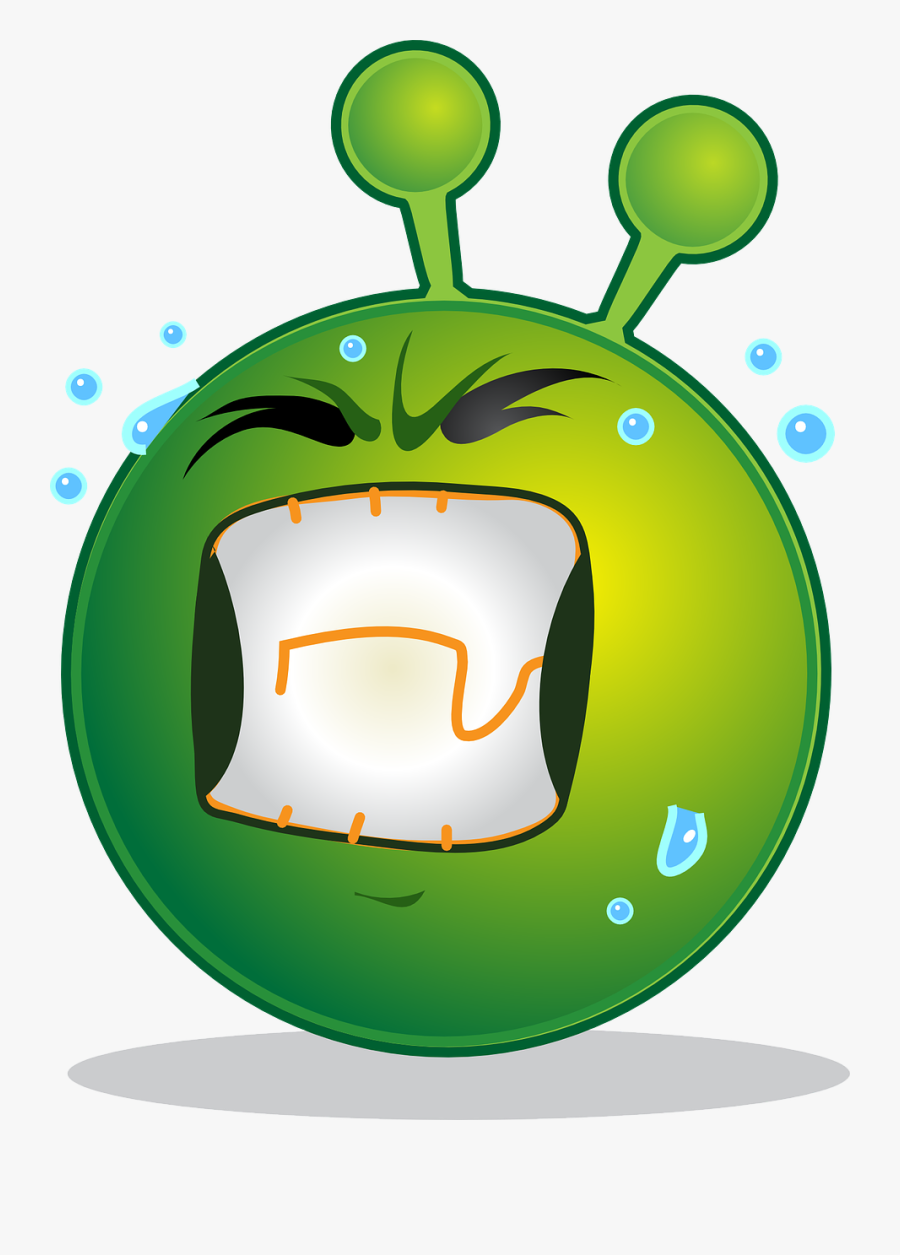 Free Image On Pixabay - Smiley Green Aliens, Transparent Clipart