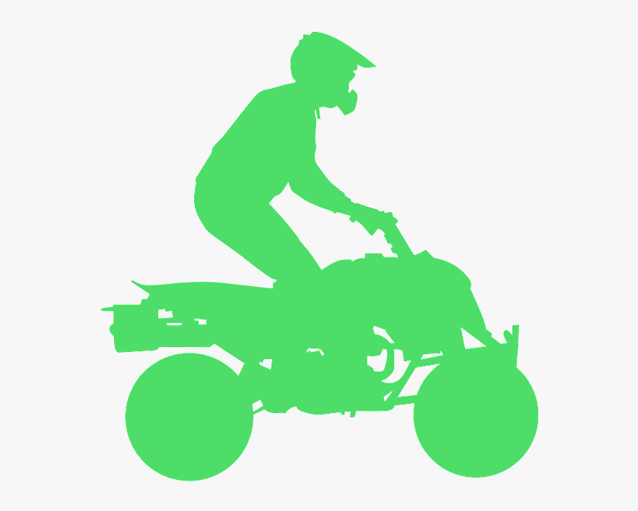 Quad Biking Silhouette Png, Transparent Clipart