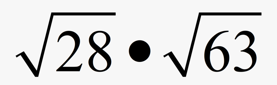 Multiplication Clipart Radical - Raiz Cuadrada, Transparent Clipart