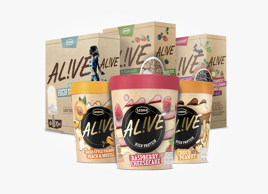 Leone Alive Ice Cream, Transparent Clipart