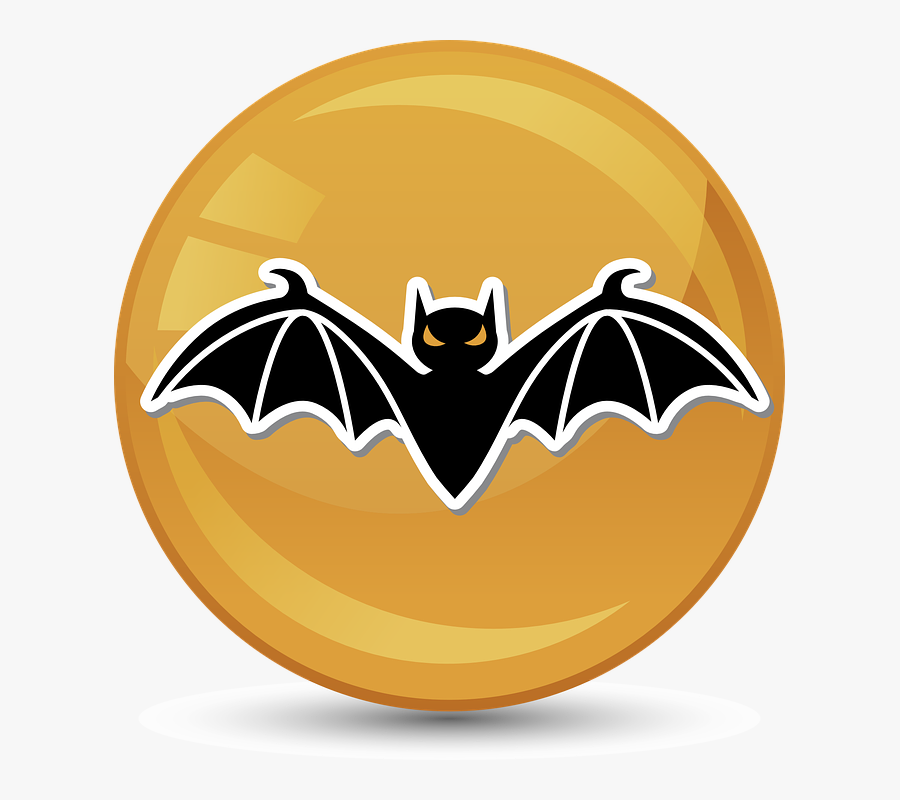Bat - Значок Хэллоуин, Transparent Clipart