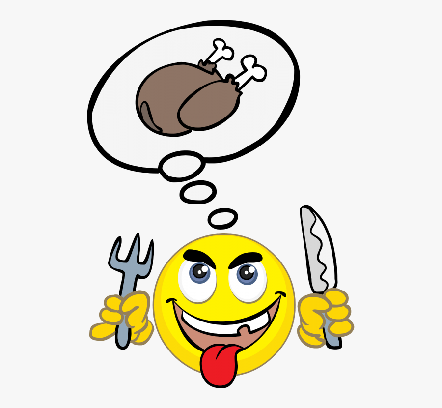 Turkey-free Thanksgiving Day - Hungry Emoji Png, Transparent Clipart