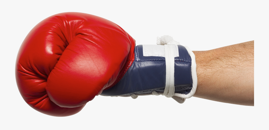 Man"s Hand Boxing Glove - Boxing Glove Punch Png, Transparent Clipart