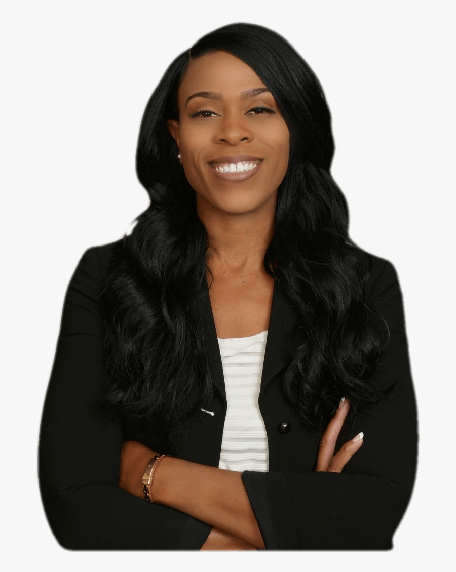 Transparent Confident Woman Clipart - Lace Wig, Transparent Clipart