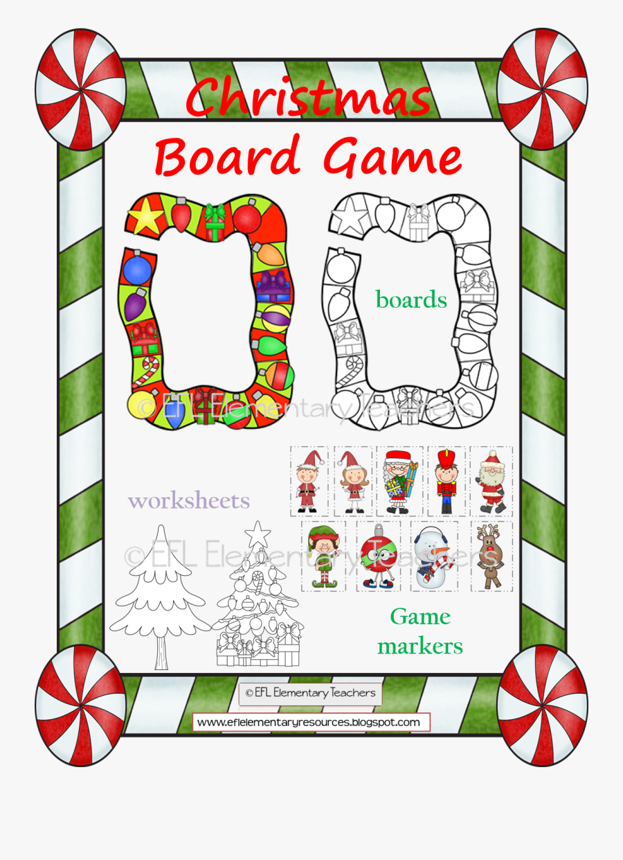 Christmas Elves Frame, Transparent Clipart