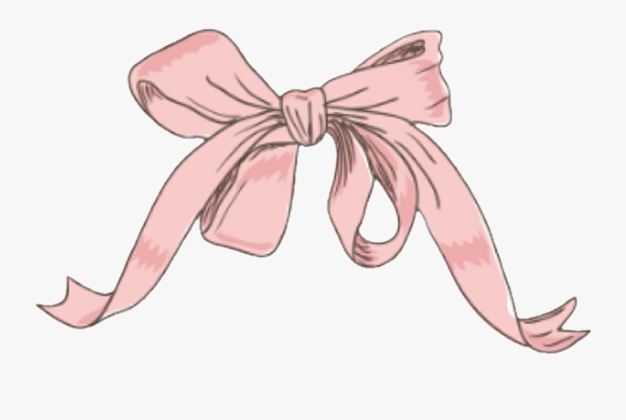 #ribbon #cute #pink #bowtie #colorful #handpainted - ثيمات زواج فارغه للتصميم, Transparent Clipart
