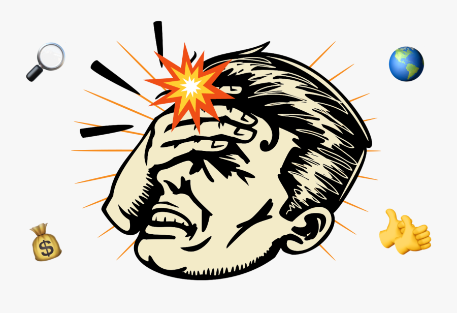Palm To Forehead, Transparent Clipart