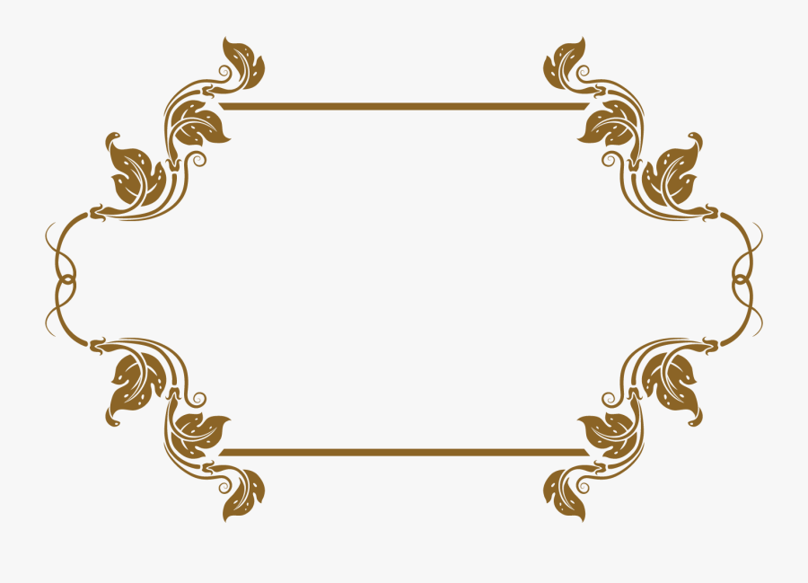Royal Frame Design Png, Transparent Clipart