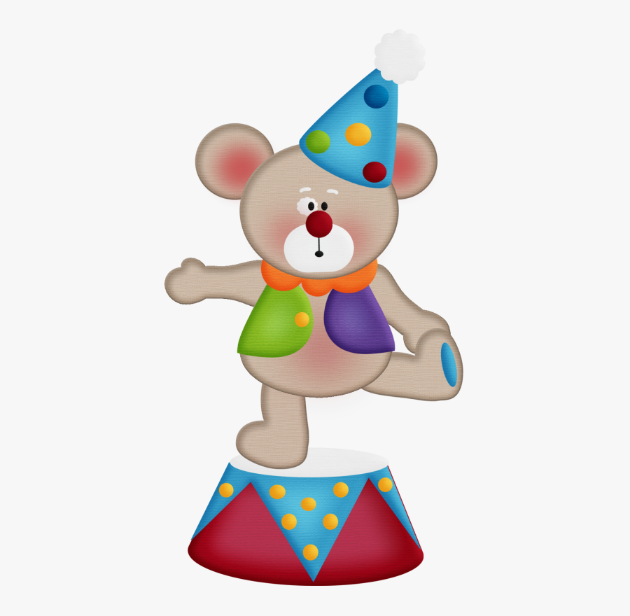 Aw Circus Bear - Circus Bear Clipart, Transparent Clipart