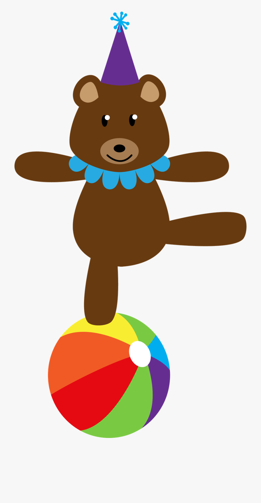 Transparent Melody Clipart - Circus Bear Clipart, Transparent Clipart
