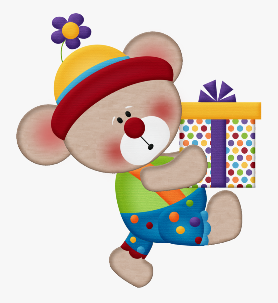 Aw Circus Bear - Drawing, Transparent Clipart