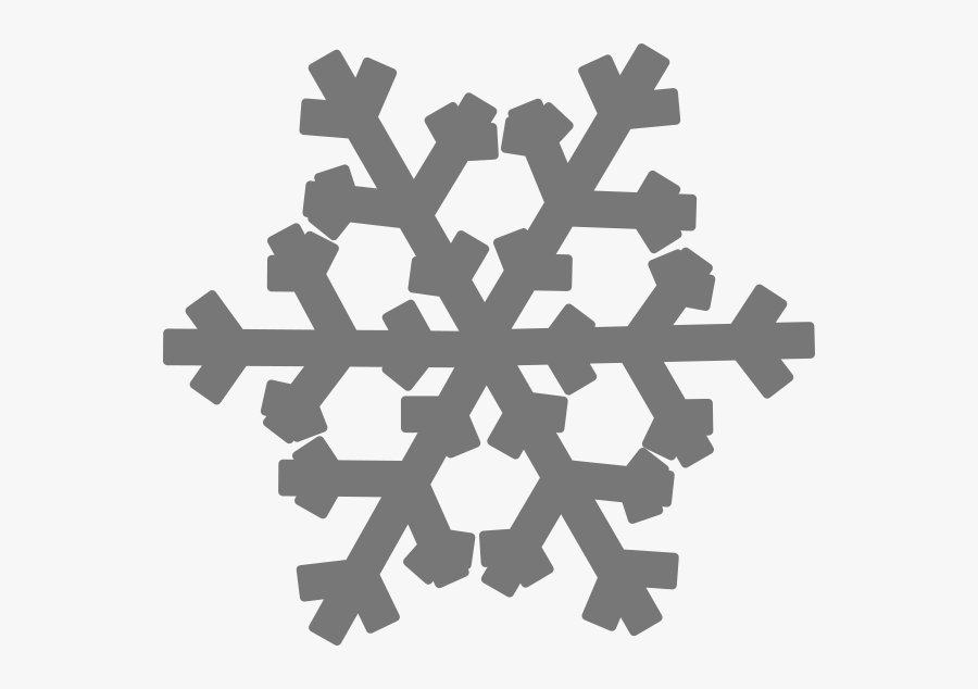 Cartoon Snowflake Transparent Background, Transparent Clipart