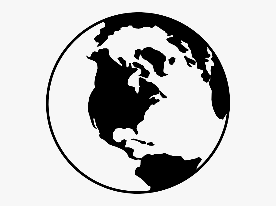 World Black And White Png, Transparent Clipart