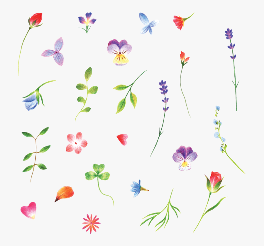 Patite Flower Design Tattoo, Transparent Clipart