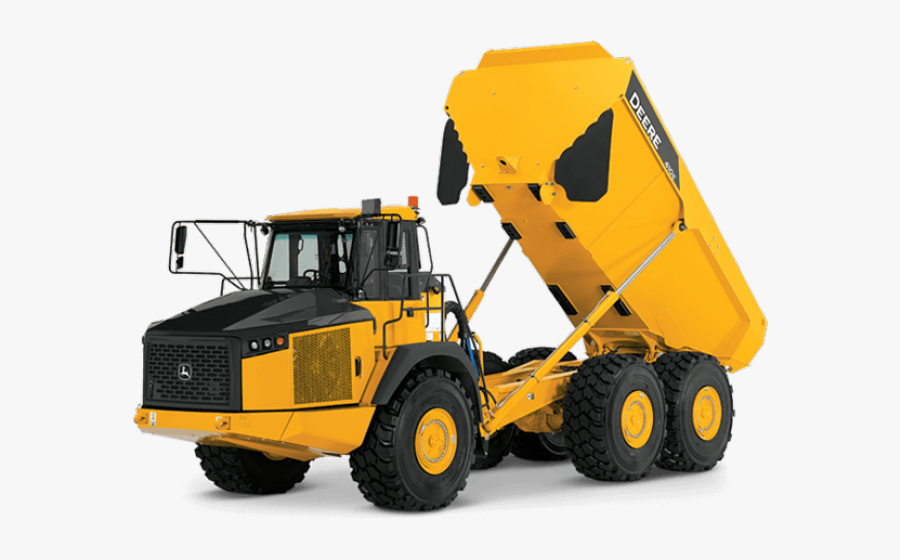 Transparent Dump Trucks Clipart - John Deere 410e Dump Truck, Transparent Clipart