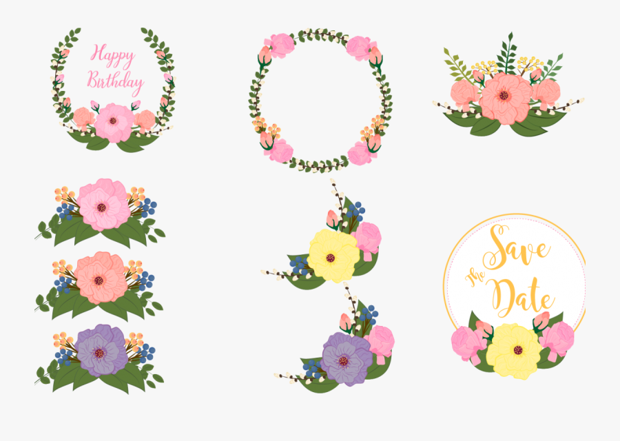 Peonies And Rose Buds, Transparent Clipart