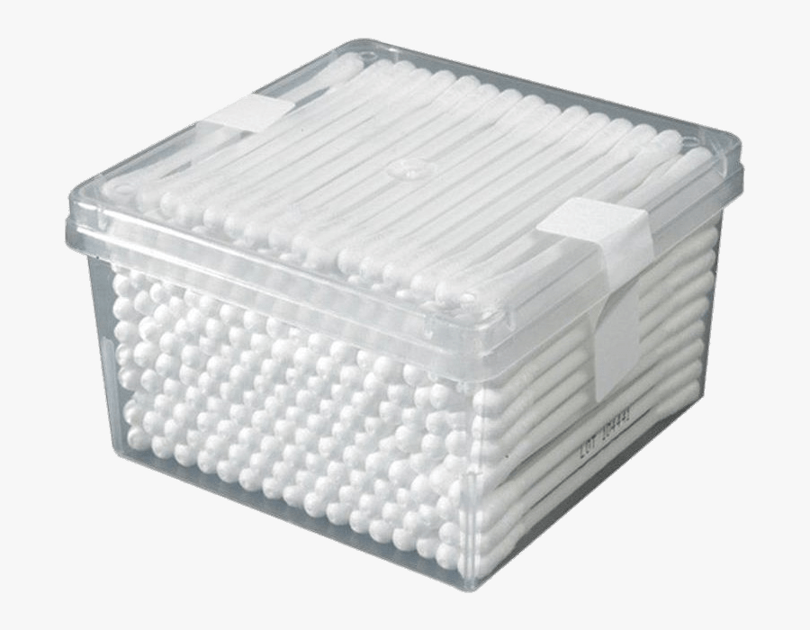Box Of Cotton Buds - Cotton Buds Png, Transparent Clipart