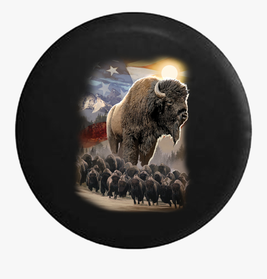 Shirt American Bison, Transparent Clipart
