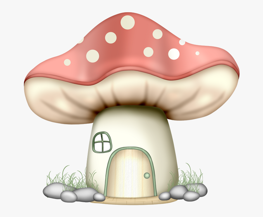 Mushroom House Clipart Png, Transparent Clipart