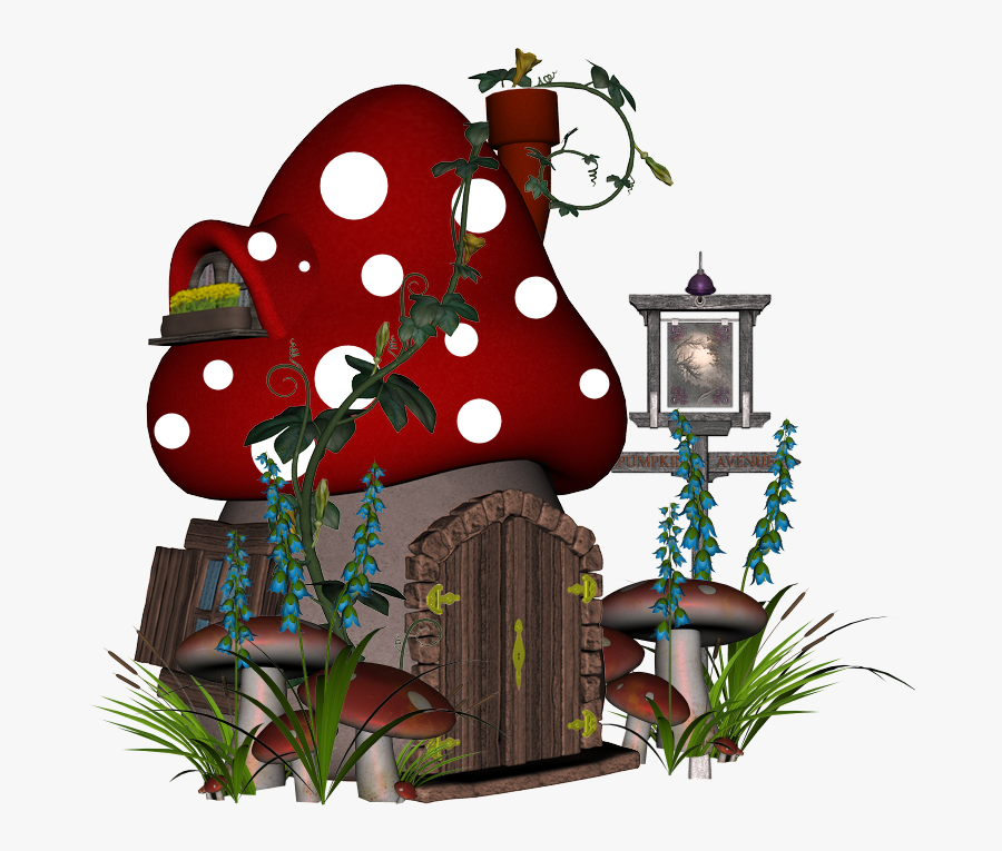 Mushroom Clipart, Mushroom House, Stuffed Mushrooms, - Illustration, Transparent Clipart