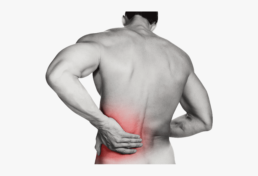 Person With Back Pain, Transparent Clipart