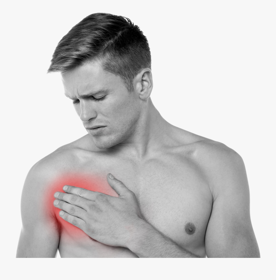 Muscle Pain Png Image - Male Self Breast Exam, Transparent Clipart