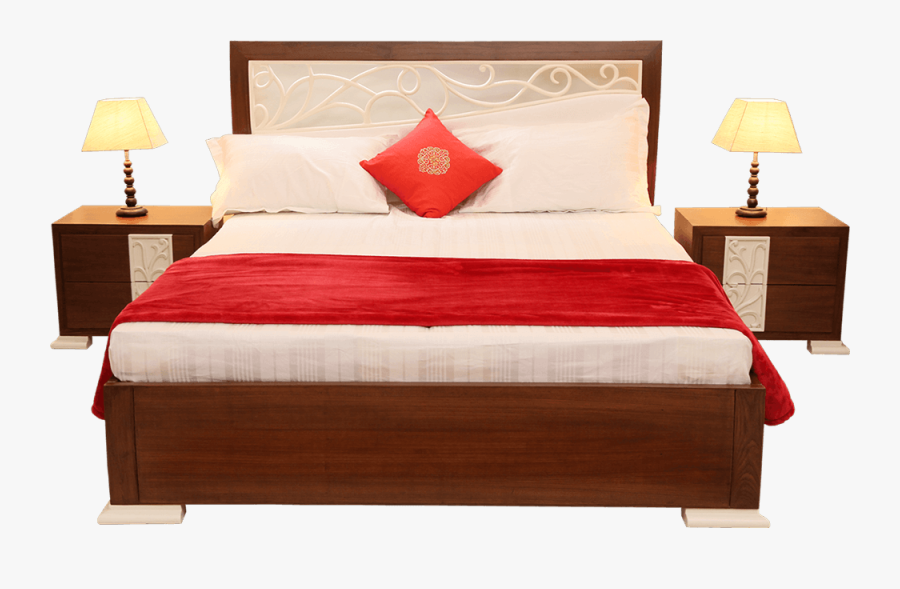 Transparent Bed Clipart Png - Double Bed Image Png, Transparent Clipart