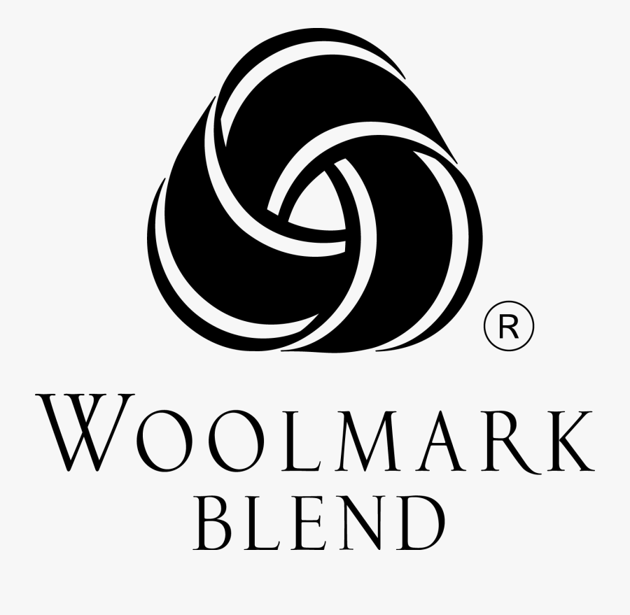 Woolmark Blend Logo, Transparent Clipart