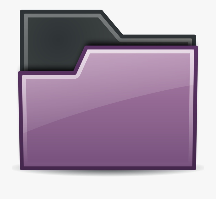 Angle,purple,violet - Red Transparent Folder Icons, Transparent Clipart