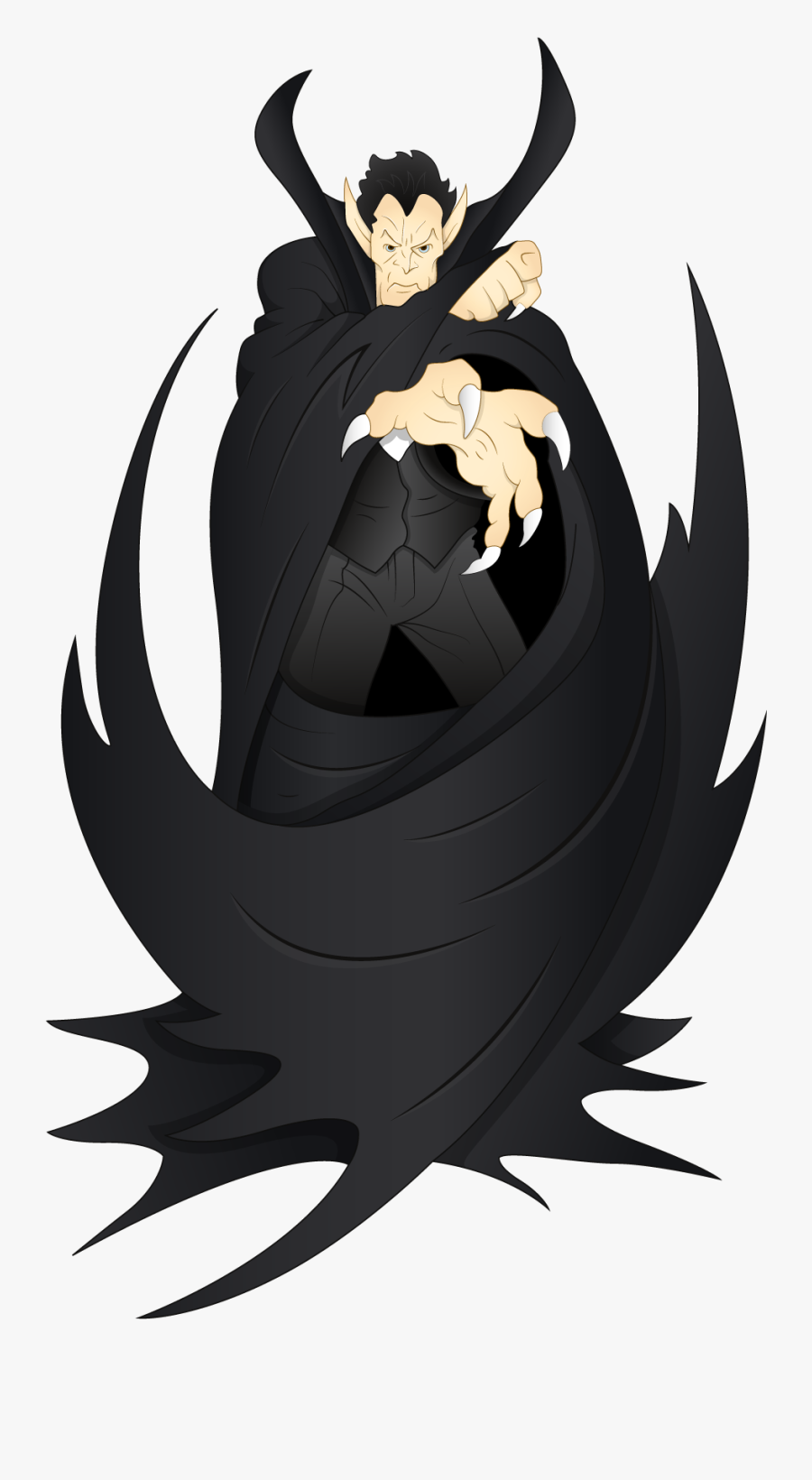 Transparent Detailed Clipart - Drácula Png, Transparent Clipart