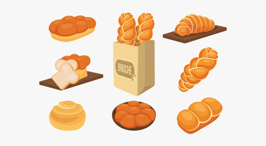 Brioche Icons Vector - Icones Padaria Png, Transparent Clipart