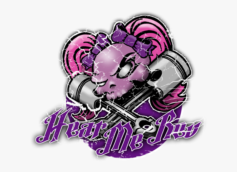 Logo Motorcycle Skulls Woman, Transparent Clipart