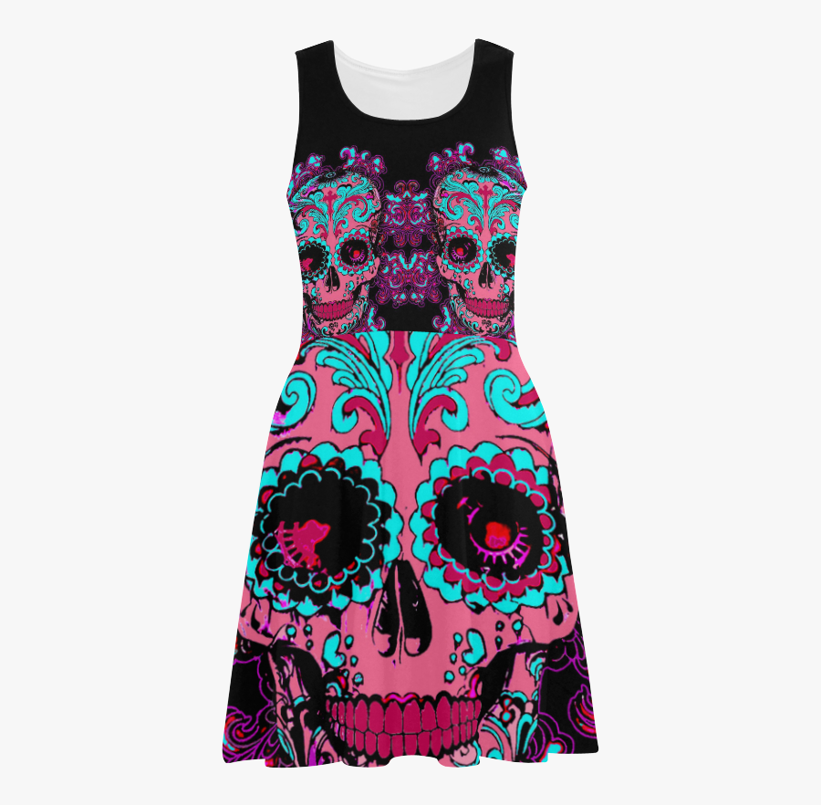 Girly Sugar Skull Atalanta Sundress - Day Dress, Transparent Clipart