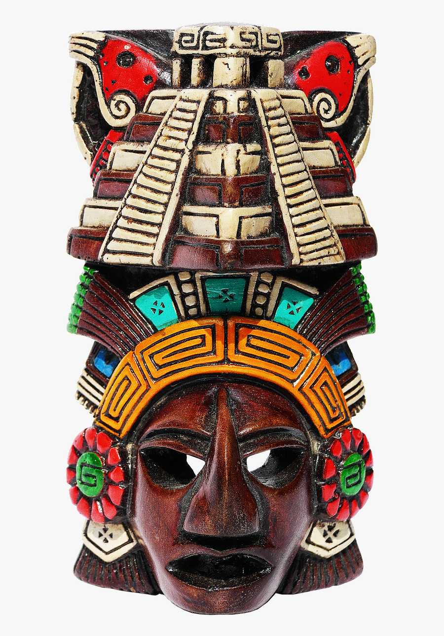 Mask Maya Ceramic Free Photo - Маски Майя, Transparent Clipart