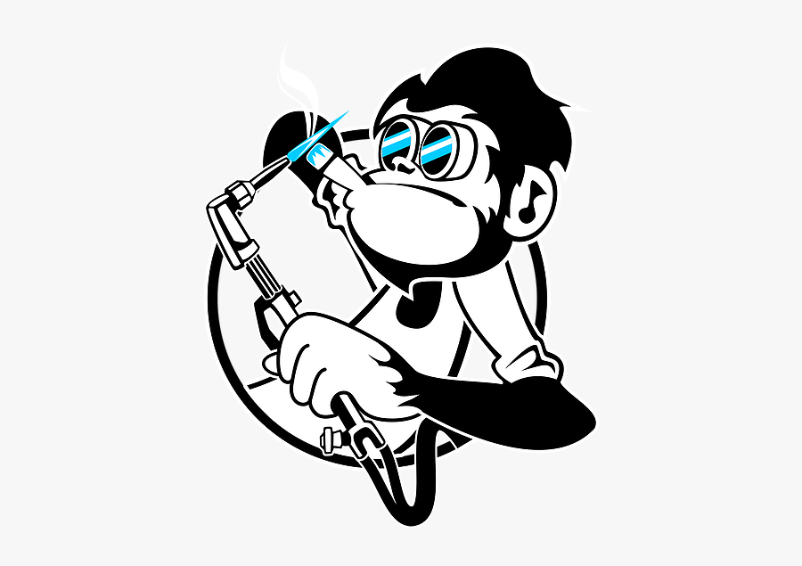 Cartoon Welding, Transparent Clipart