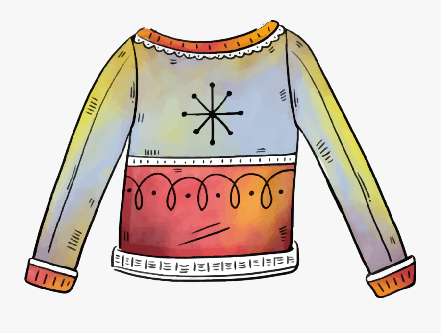 Long-sleeved T-shirt, Transparent Clipart