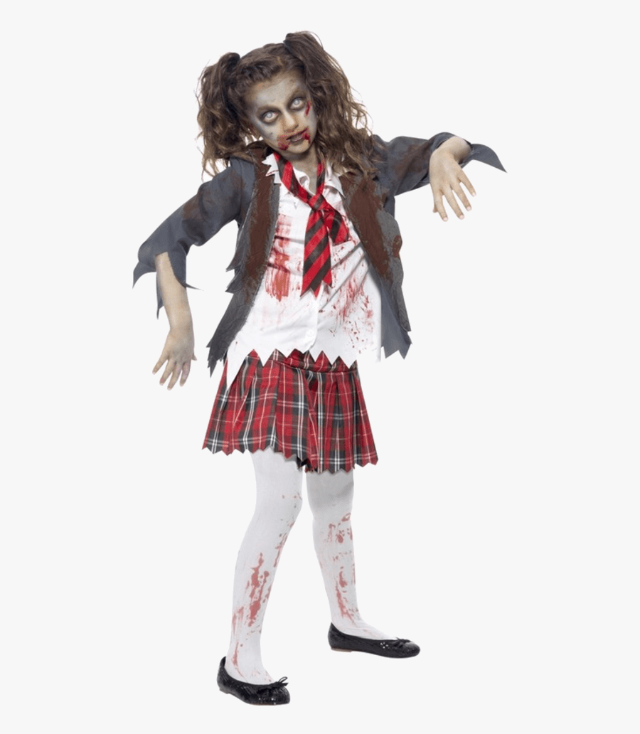Thumb Image - Dead School Girl Halloween, Transparent Clipart