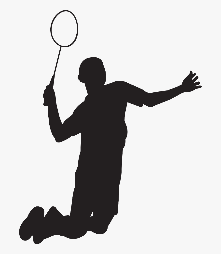 Shuttlecock Badminton Europe Sport - Badminton Player Silhouette Png, Transparent Clipart