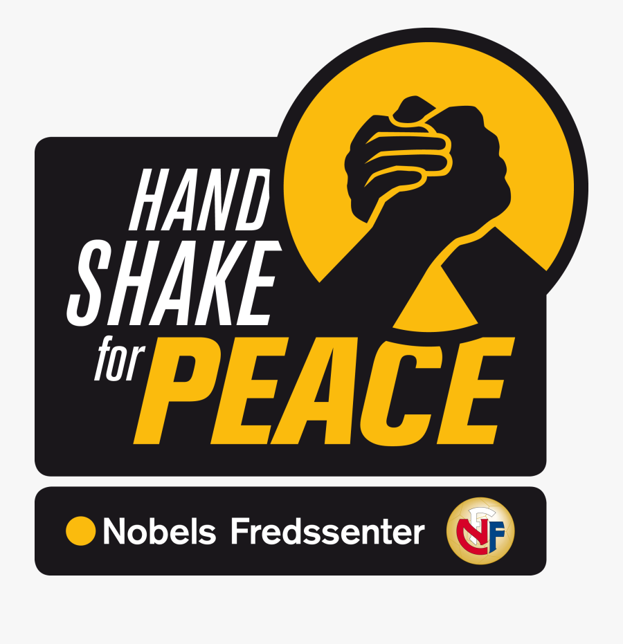 Transparent Nobel Prize Clipart - Handshake For Peace Logo, Transparent Clipart
