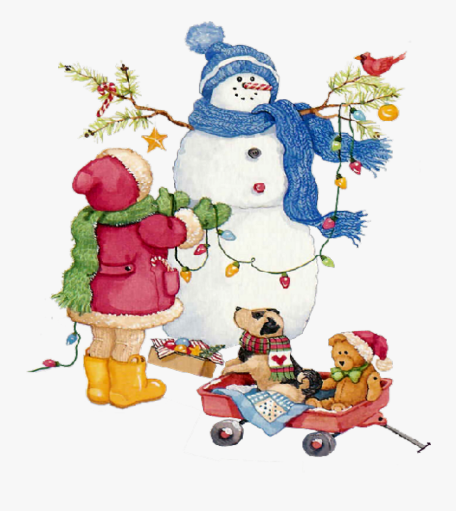 Snowman, Transparent Clipart