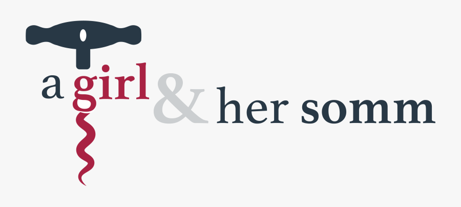 A Girl And Her Somm - Graphic Design, Transparent Clipart