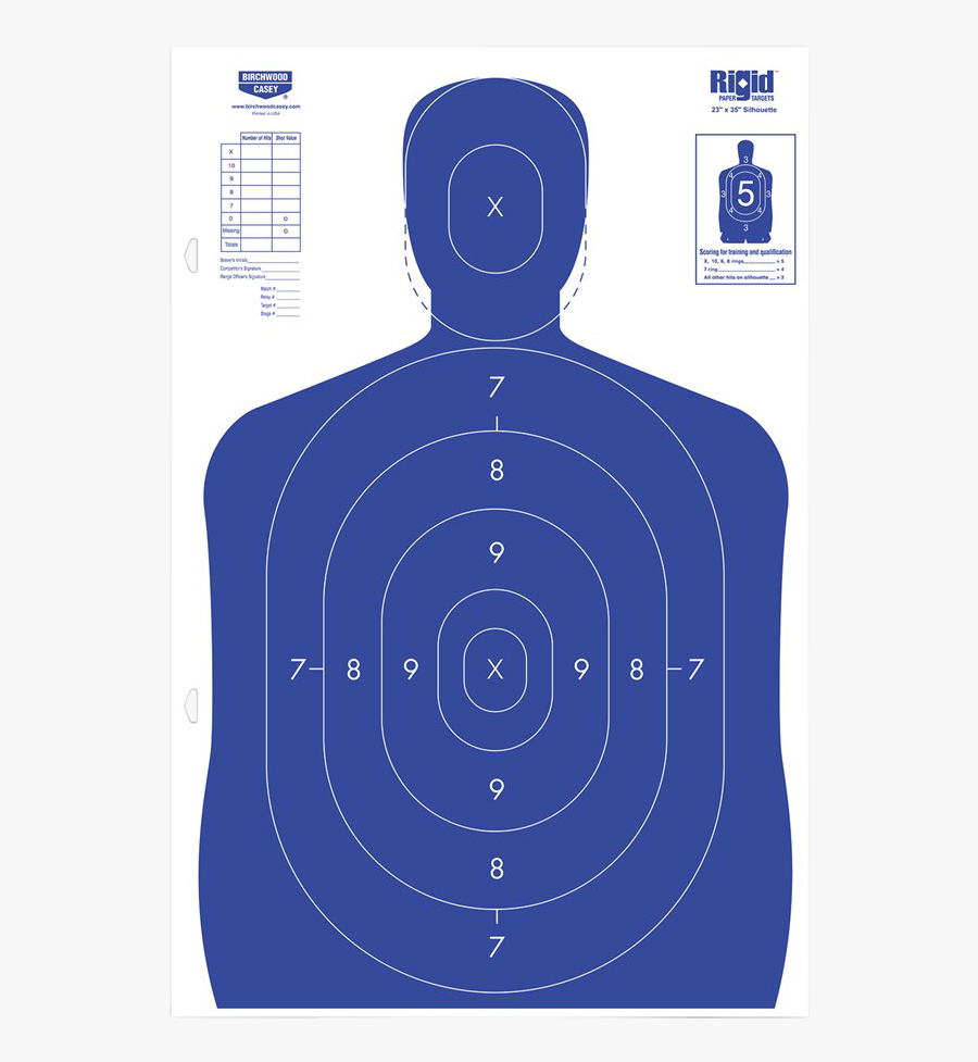 0 Shooting Target Firearm Silhouette Gun - Shooting Target, Transparent Clipart